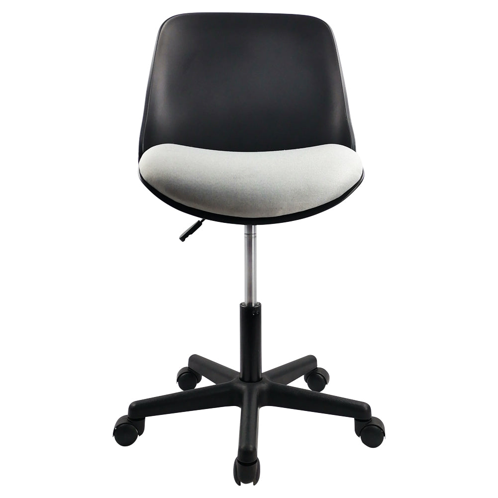 KKTONER Flippable Backrest Office Chair with Mesh Cushion Height Adjustable Swivel Desk Chair with Back Black