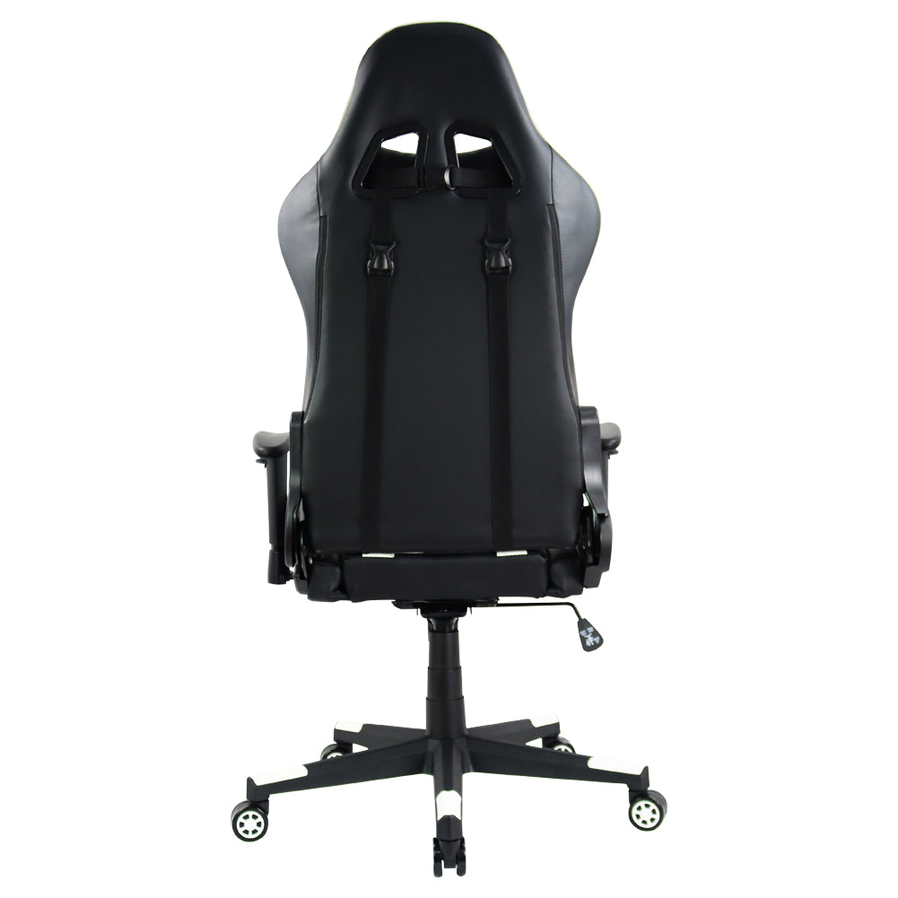 KKTONER Ergonomic Gaming Chair for E-Sport Racing Computer Swivel Height Adjustable Gamer Chair (White)